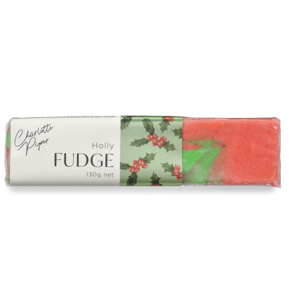 130g Holly Fudge (Raspberry & Cream)