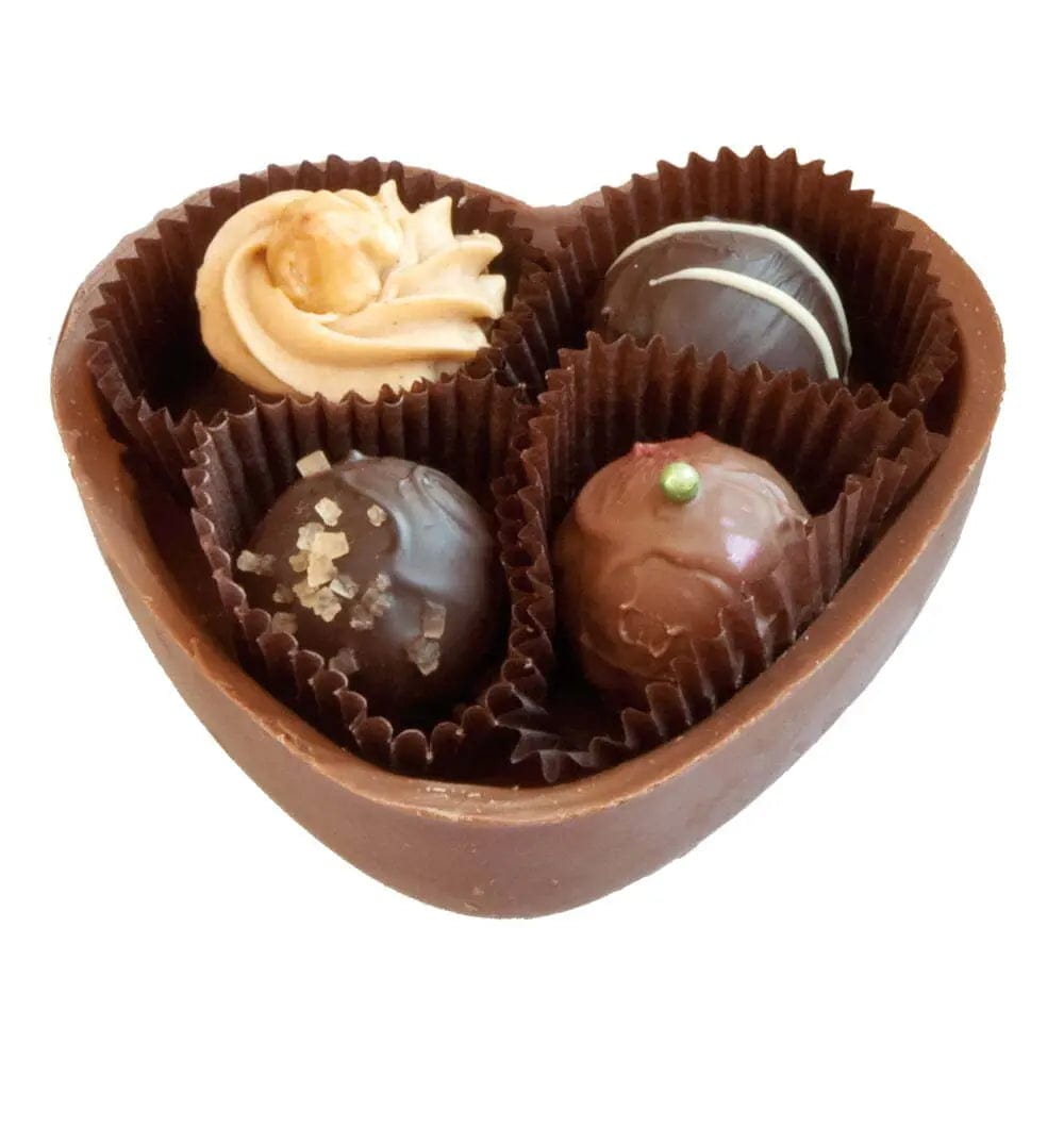 4 Piece Truffle Heart